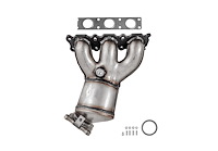 Catalytic Converter Fits 2008-2012 Land Rover LR2, 2007-2010 Volvo S80, 2009-2010 Volvo V70, XC60, XC70 w/3.2L I6 Eng. [Right]