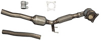 Catalytic Converter Fits 2015-2018 Audi Q3, Q3 Quattro, 2017 Audi RS Q3 w/2.0L Turbocharged 4 cyl. Eng. [Front]
