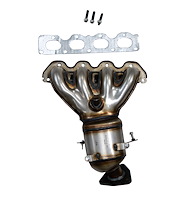 Catalytic Converter Fits 2009-2011 Chevrolet Aveo & Aveo5, 2009 Pontiac G3 Wave, 2009-2010 Pontiac G3 w/1.6L 4 cyl. Eng. [Front]