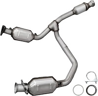 Catalytic Converter Fits Select 2014-2017 Chevrolet & GMC Truck Models w/4.3L & 5.3L V8 Eng. [Front]