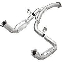 Catalytic Converter Fits Select 2011-2013 Chevrolet Silverado & GMC Sierra 2500HD, 3500HD w/6.0L V8 Eng. [Front]
