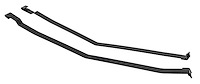 Fuel Tank Straps for 1975-1977 Chevrolet Corvette [17-Gallon Tank]
