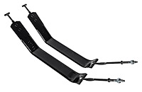 Fuel Tank Straps Fits Select 1992-2010 Ford Econoline, Club Wagon, E-Series and Super Duty Vans [35-Gallon Tank]