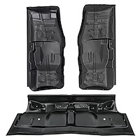 Full-Length and Rear Under Seat Floor Panel Kit Fits Select 1968-1972 Buick, Chevrolet, Oldsmobile, Pontiac Models