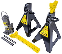 6-Ton Bottle Jack and 6-Ton Jack Stands