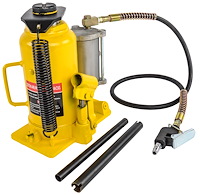 Bottle Jack 20-Ton Capacity Air Assist