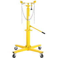 Adjustable Hydraulic Transmission Jack [High-Lift Handle Operated, 1000 lb Capacity]