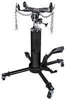 Adjustable Hydraulic Transmission Jack [High-Lift Foot Pedal Operated, 1000 lb. Capacity]
