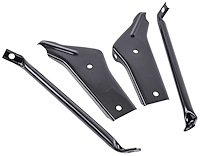 Rear Bumper Bracket Set for 1966-1967 Chevrolet Chevelle