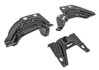 Rear Bumper Bracket Set for 1969 Chevrolet Chevelle