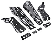 Front Bumper Bracket Set for 1971-1972 Chevrolet Chevelle, El Camino