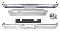 Bumper Kit with Bracket & Mounting Hardware for 1965 Chevrolet Chevelle, El Camino [Front & Rear]