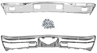 Bumper Kit with Mounting Hardware for 1968 Chevrolet Chevelle [Front & Rear]