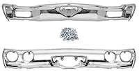 Bumper Kit with Mounting Hardware for 1971-1972 Chevrolet Chevelle [Front & Rear]