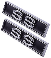 SS Door Panel Emblems for 1970-1972 Chevrolet Chevelle
