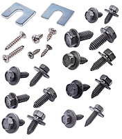 Front End Fastener Kit for 1960-1966 GM Truck [Black Finish]