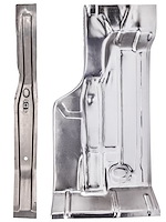 Trunk Floor Pan W/ Brace for Select 1968-1972 GM A-Body Models [Left/Driver Side]