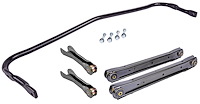 GM Rear Upper & Lower Control Arm w/Urethane Bushings and Sway Bar Kit for 1964-1967 GM A-Body, 12 Bolt Rear End