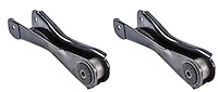 GM Rear Upper Control Arm Kit w/OE Style Rubber Bushings for 1968-1972 GM A-Body, 10 Bolt Rear End