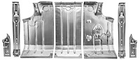 Trunk Floor Pan Kit for 1964-1967 GTO, LeMans, Tempest, Skylark, Cutlass (GM A-Body)