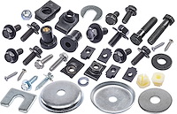 Front End Bolt Kit 1969 Chevy Camaro (Standard Front End), Pontiac Firebird [Black Oxide-Coated Stainless Steel]