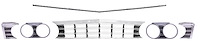 Grille, Molding, and Bezel Kit for 1967 Chevrolet Chevelle, El Camino, Malibu [Non-SS Models]