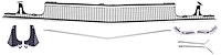 Grille Kit for 1968 Chevrolet Chevelle SS, El Camino SS