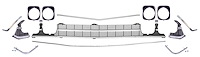 Deluxe Grille Kit for 1969 Chevrolet Chevelle & El Camino, Non-SS [w/o Center Molding]