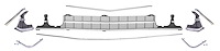 Standard Grille Kit for 1969 Chevrolet Chevelle & El Camino SS [w/o Center Molding]