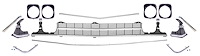 Deluxe Grille Kit for 1969 Chevrolet Chevelle & El Camino SS [w/o Center Molding]