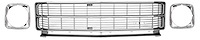 Grille & Headlight Bezel Kit for 1971 Chevrolet Chevelle & El Camino [Non-SS]