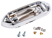 Dome Light Base 1964-1967 Chevy El Camino, 1959 Cadillac Deville, Eldorado-Convertibles, Chrome