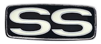 "SS" Steering Wheel Emblem 1969 Chevy Camaro, Chevelle, El Camino, Impala, Nova SS