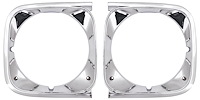 Headlight Bezels for 1972 Chevrolet Chevelle [Pair]