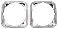 Headlight Bezels for 1971 Chevrolet Chevelle [Pair]