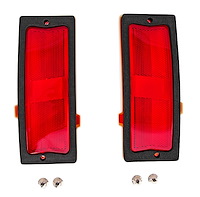 Rear Side Marker Lights for 1970-1972 Chevrolet Chevelle [Left/Driver and Right/Passenger Side]