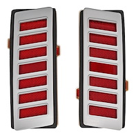 Rear Side Marker Light Lens and Bezel Kit for 1970-1972 Chevrolet Chevelle