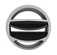 Dash Vent Ball Deflector for Select 1965-1977 GM Models [Chrome/Black]