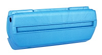 Armrest Base Fits Select 1968-1972 GM Models, Front or Rear [Right/Passenger Side, Medium Blue]