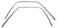 Exterior Door Frame Moldings for 1968-1972 Chevrolet El Camino
