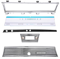 Deluxe Dash Restoration Kit for 1967 Chevrolet Chevelle & El Camino SS w/Column Shift TH Auto Trans [Super Sport Script]