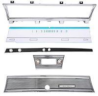 Deluxe Dash Restoration Kit for 1967 Chevrolet Chevelle & El Camino SS w/Floor Shift Auto Trans [Super Sport Script]