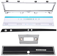Deluxe Dash Restoration Kit for 1966 Chevrolet Chevelle & El Camino SS w/Column Shift TH Auto Trans [Super Sport Script]