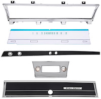 Deluxe Dash Restoration Kit for 1966 Chevrolet Chevelle & El Camino SS w/Floor Shift Auto Trans [Super Sport Script]