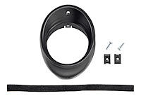 Black Dash Vent Bezel for 1966-1967 Chevrolet Chevelle, El Camino with Factory A/C [Right/Passenger Side]
