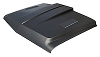 Cowl Induction Hood with Louvers Fits Select 1967-1968 Chevrolet & GMC Trucks [Steel]