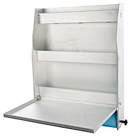 Trailer Door Storage Cabinet and Work Station