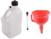 Square 5.5-Gallon Utility Jug Kit [White]