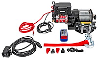 2,500 lb Electric Winch with Steel Cable and Roller Fairlead
