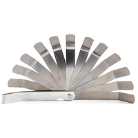 Offset 12-Blade Feeler Gauge Kit 0.008" to 0.026" (0.203mm to 0.660mm)